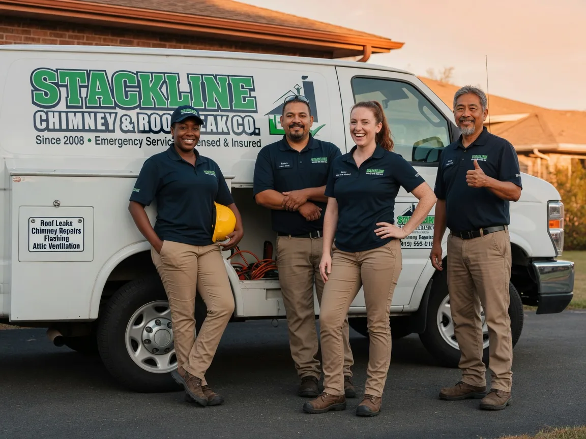 Chimney flashing repair company in Curtiss, WI